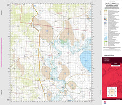 Popiltah 7231 Topographic Map 1:100k