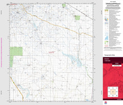 Redan 7233 Topographic Map 1:100k