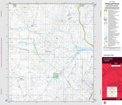 Olive Downs 7239 Topographic Map 1:100k