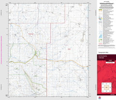 Kayrunnera 7436 Topographic Map 1:100k