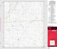 Urella 7538 Topographic Map 1:100k