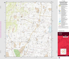 Hatfield 7630 Topographic Map 1:100k