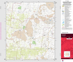 Manfred 7631 Topographic Map 1:100k