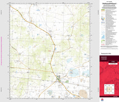 Ivanhoe 7732 Topographic Map 1:100k