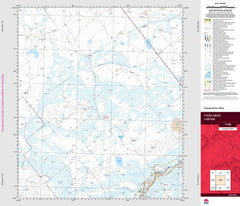 Thoolabool 7736 Topographic Map 1:100k