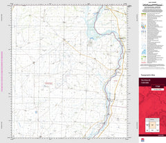 Talyealye 7739 Topographic Map 1:100k