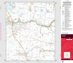 Mossgiel 7831 Topographic Map 1:100k