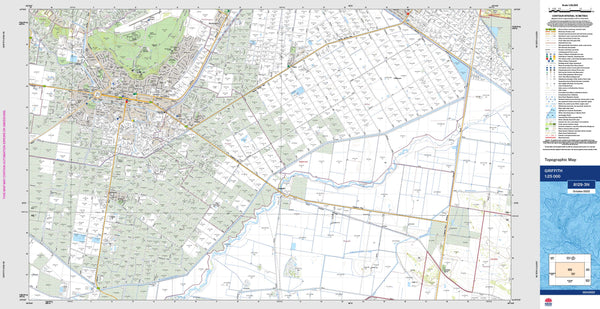 Griffith 8129-3N Topographic Map 1:25k