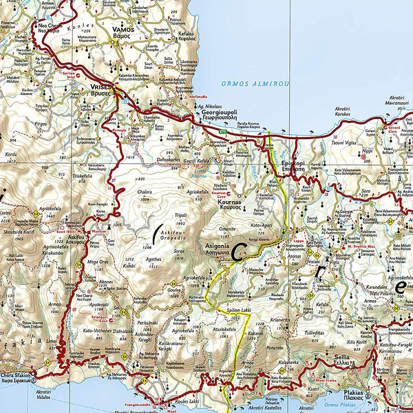 Crete Michelin Map, Buy Map of Crete - Mapworld