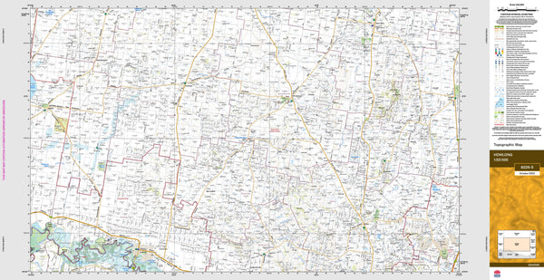 Howlong 8226-S Topographic Map 1:50k