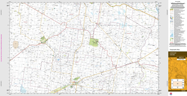 Lockhart 8227-N Topographic Map 1:50k