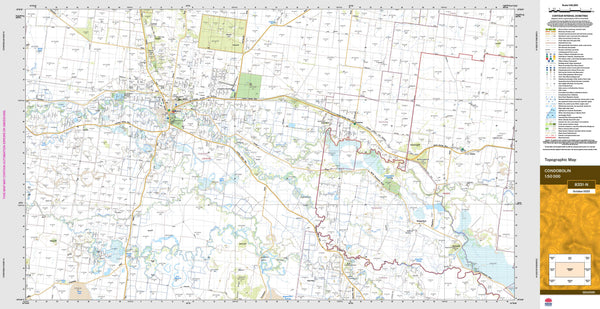 Condobolin 8331-N Topographic Map 1:50k