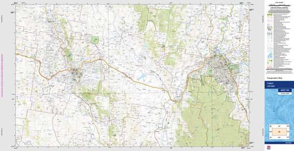 Tumut 8527-3N Topographic Map 1:25k