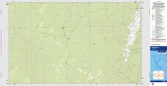 Brindabella 8627-3S Topographic Map 1:25k