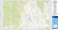 Bredbo 8726-3S Topographic Map 1:25k