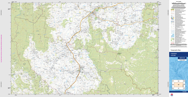 Cobargo 8825-2S Topographic Map 1:25k