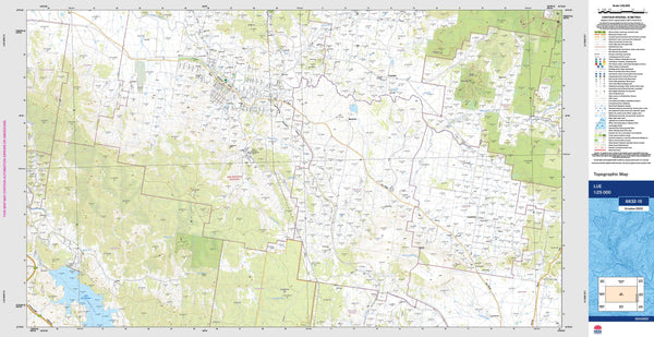 Lue 8832-1S Topographic Map 1:25k