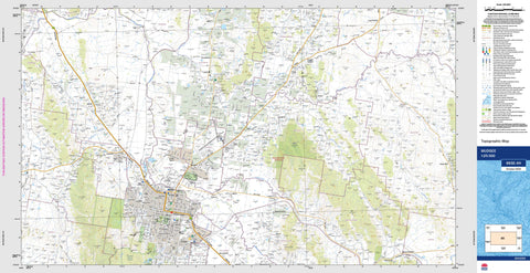 Mudgee 8832-4N NSW 1:25k Topographic Map | Shop Mapworld