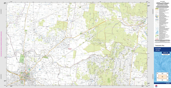 Gulgong 8833-3N Topographic Map 1:25k