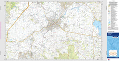 Moss Vale 8928-1N Topographic Map 1:25k