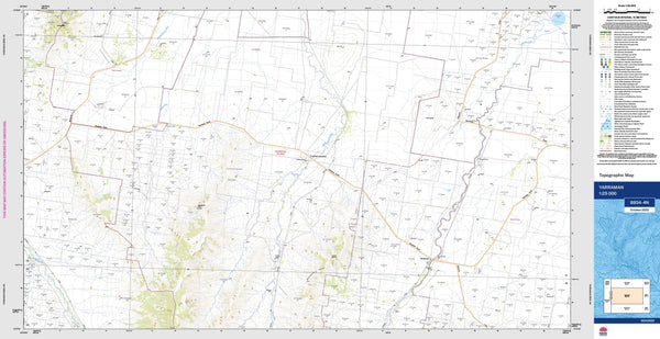 Yarraman 8934-4N Topographic Map 1:25k