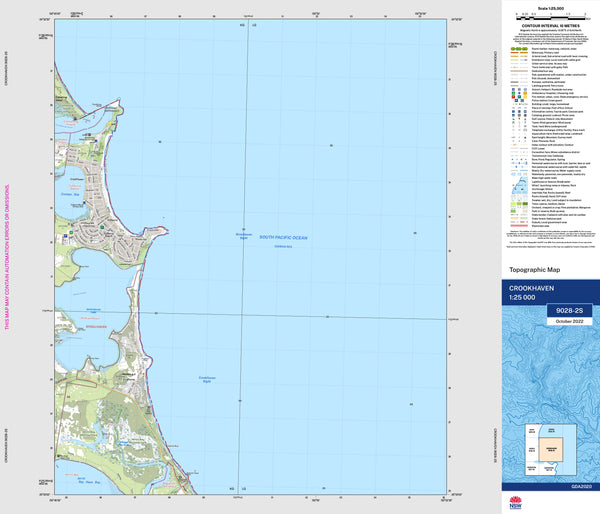 Crookhaven 9028-2S Topographic Map 1:25k