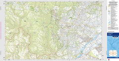 Kurrajong 9030-4N Topographic Map 1:25k