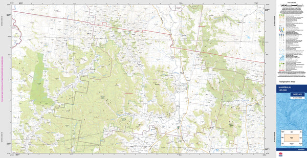 Manobalai 9033-4S Topographic Map 1:25k