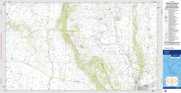 Manilla 9036-4S Topographic Map 1:25k