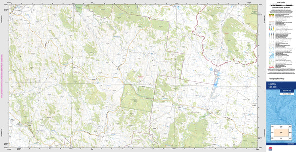 Linton 9037-2S Topographic Map 1:25k