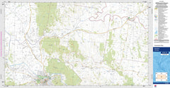 Bingara 9038-3N Topographic Map 1:25k