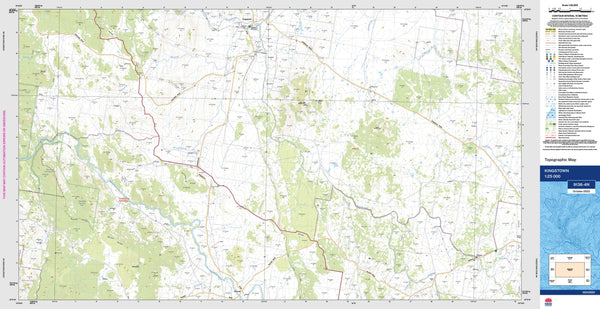 Kingstown 9136-4N Topographic Map 1:25k