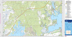 Karuah 9232-1S Topographic Map 1:25k