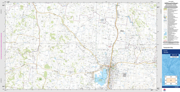 Guyra 9237-4S Topographic Map 1:25k