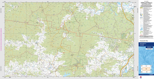 Missabotti 9436-1N Topographic Map 1:25k