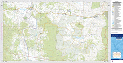 Mallanganee 9440-3S Topographic Map 1:25k