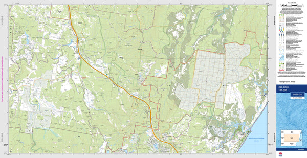 Red Rock 9538-3S Topographic Map 1:25k