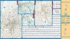 Ireland Borch Folded Laminated Map