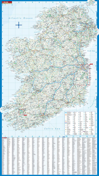 Ireland Borch, Buy map of Ireland - Mapworld