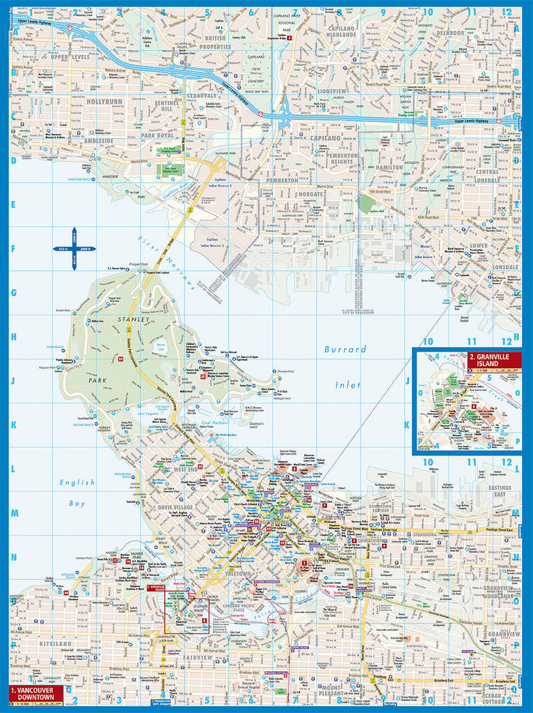 Vancouver Borch, Buy Map of Vancouver - Mapworld