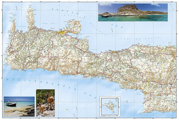 Crete Michelin Map, Buy Map of Crete - Mapworld