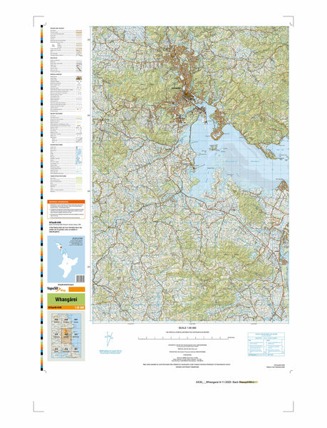 AX30 - Whangarei Topo50 map