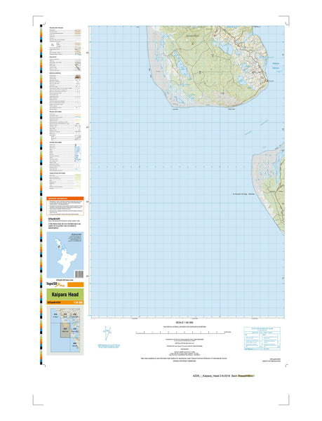 AZ29 - Kaipara Head Topo50 map