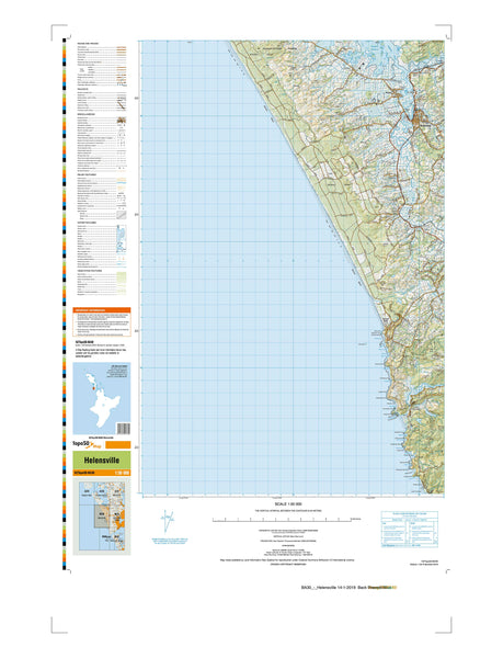 BA30 - Helensville Topo50 map