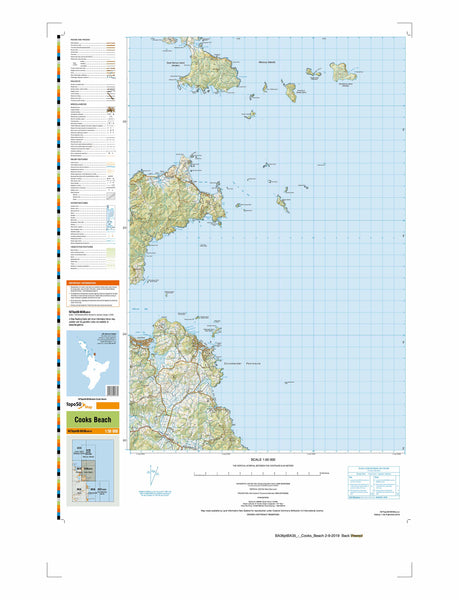 BA36ptBA35 - Cooks Beach Topo50 map