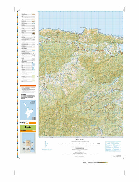 BD44 - Potaka Topo50 map