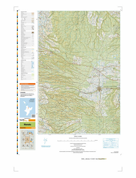 BE36 - Mamaku Topo50 map