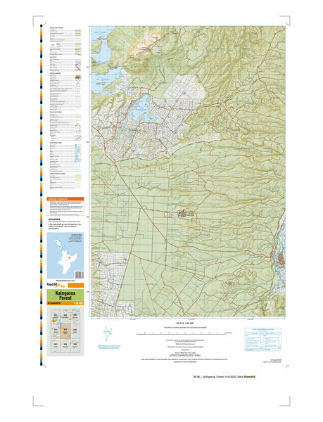 BF38 - Kaingaroa Forest Topo50 map