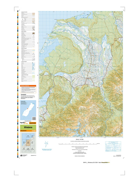 BW16 - Whataroa Topo50 map