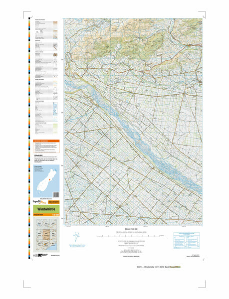 BX21 - Windwhistle Topo50 map